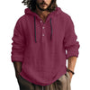 Men's Cotton-Linen Hoodie – Lightweight Everyday Layer