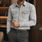 Relaxed Denim Overshirt – Vintage-Inspired Everyday Layer