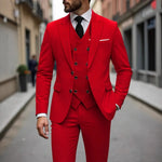 YND Men’s 3-Piece Slim Fit Formal Suit Set