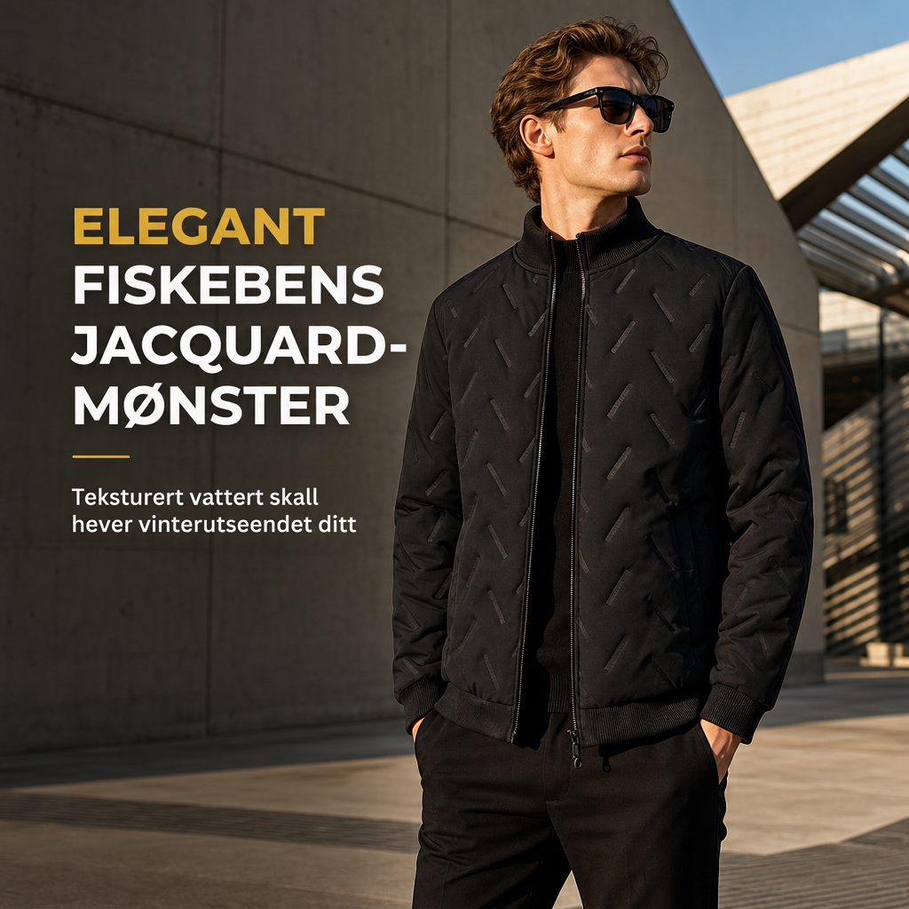 Men's Fleece-Lined Padded Winter Jacket