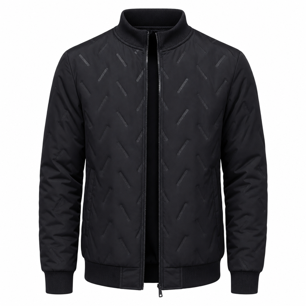 Men's Fleece-Lined Padded Winter Jacket